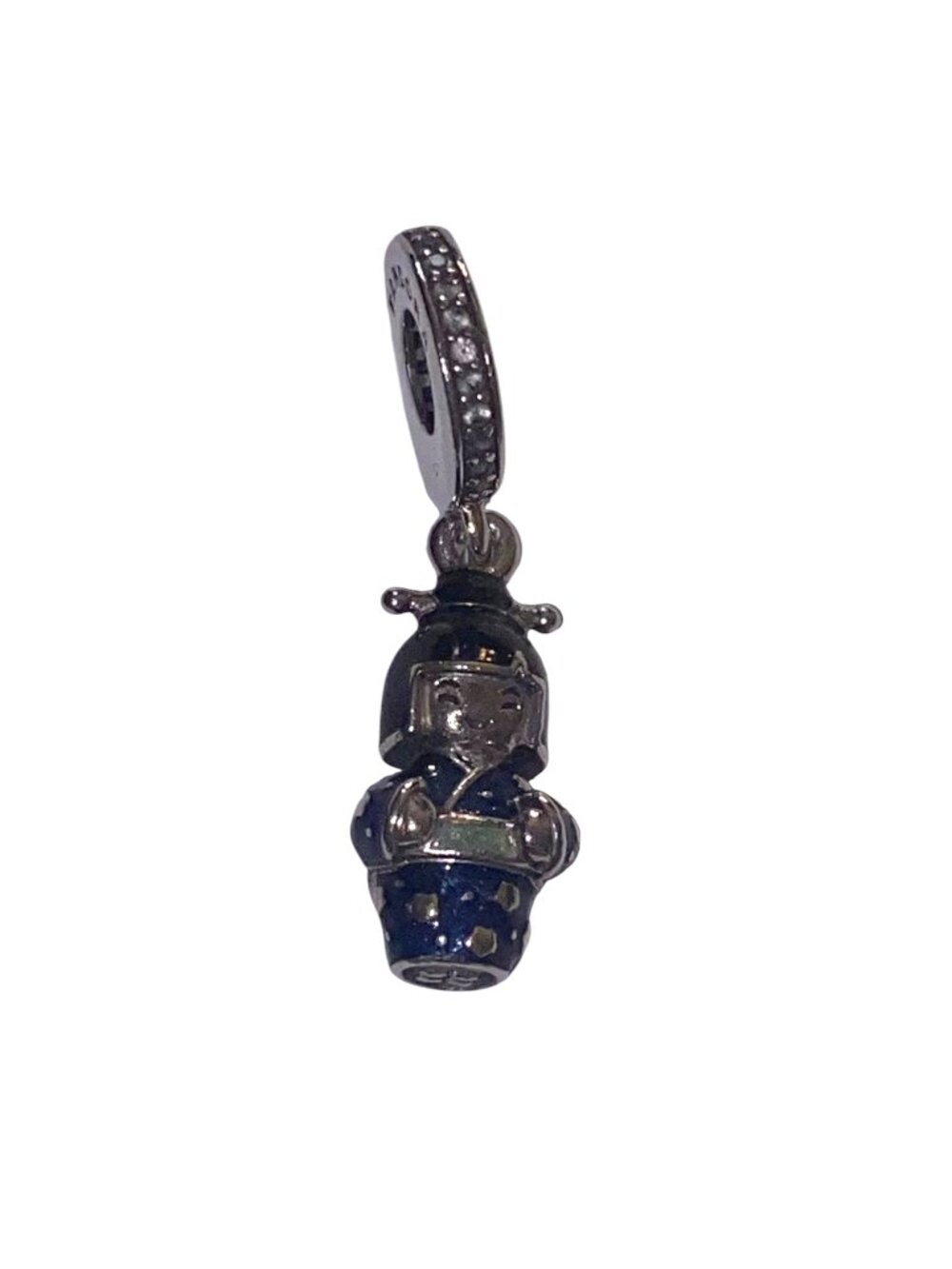 Pandora Japanese Doll in Blue Kimono Dangle Charm Silver 925 ALE
